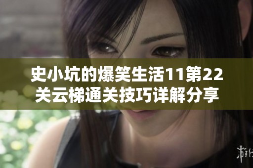 史小坑的爆笑生活11第22关云梯通关技巧详解分享